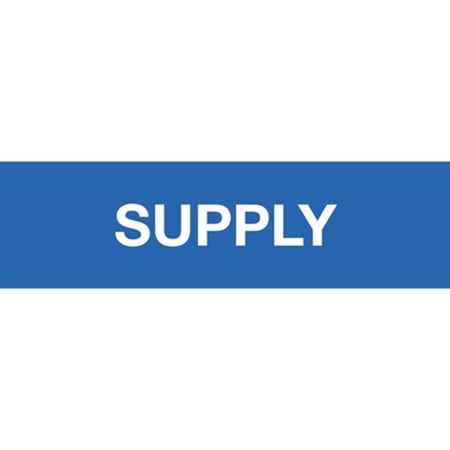 ANSI Pipe Marker - Supply (Blue) - PK/10